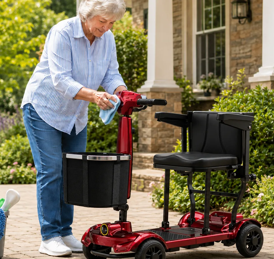 How To Clean An Electric Wheelchair Or Mobility Scooter